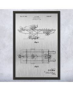 Aircraft Carrier Catapult Framed Print