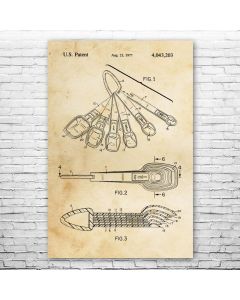 Measuring Spoons Patent Print Poster