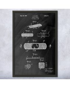 Band Aid Patent Framed Print