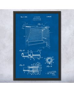 Shower Curtain Rod Patent Print