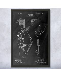 Meat Hook Patent Print
