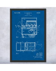 Food Cart Patent Framed Print