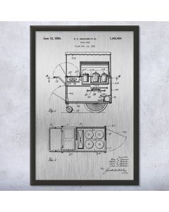 Food Cart Patent Print
