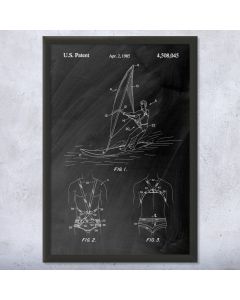 Wind Surfing Patent Print