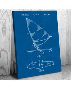 Wind Surfing Board Patent Canvas Print