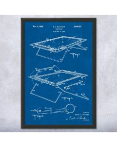 Trampoline Patent Framed Print