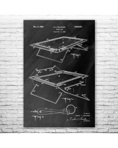 Trampoline Poster Patent Print