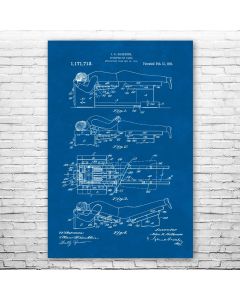 Chiropractic Table Patent Print Poster