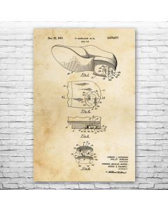 Shoe Tap Patent Print Poster