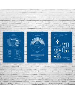 Poker Posters Set of 3