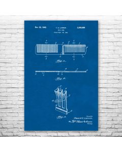 Styling Comb Poster Print