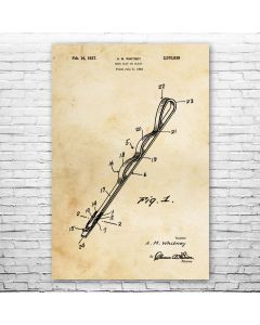 Bobby Pin Patent Print Poster