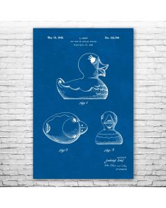 Rubber Ducky Poster Print