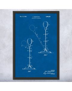 Stand Up Punching Bag Framed Patent Print
