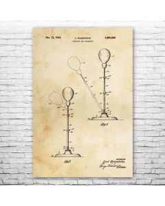 Stand Up Punching Bag Poster Patent Print