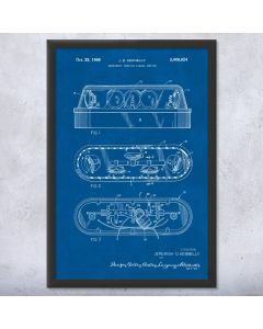Emergency Vehicle Lights Patent Framed Print