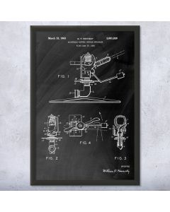 Impulse Sprinkler Patent Framed Print