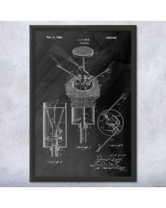 Pop Up Sprinkler Patent Framed Print