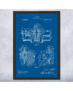 Gas Turbine Patent Framed Print