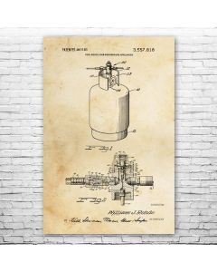 Propane Tank Patent Print Poster