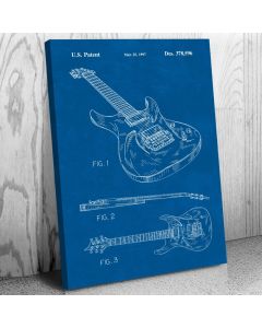 Ibanez 540RBB Electric Guitar Canvas Patent Art Print