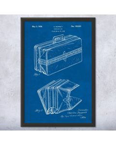 Doppelt Expandable Suitcase Framed Print