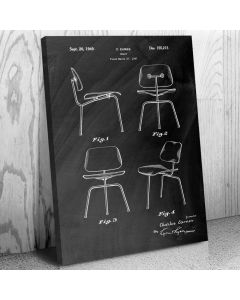 Chair Patent Canvas Print