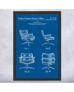 Office Chair Patent Framed Print