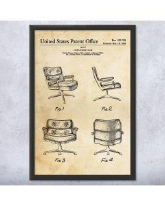 Eames Office Chair Framed Print