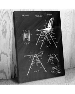 Nesting Chair Patent Canvas Print