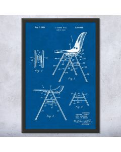 Nesting Chair Patent Framed Print