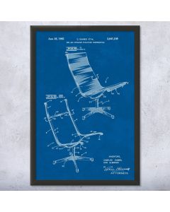 Office Chair Patent Framed Print