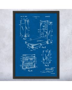 Murphy Bed Patent Framed Print