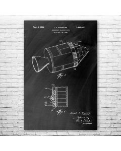 NASA Radiation Cover Poster Patent Print
