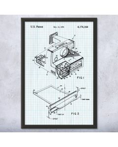 OneStep Camera Patent Framed Print