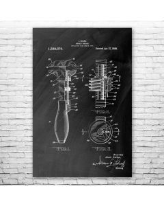 Monkey Wrench Patent Print Poster