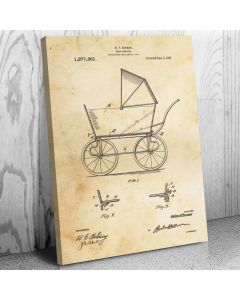 Baby Carriage Canvas Print