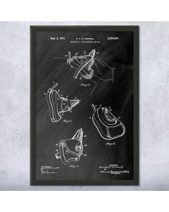 Anesthesia Face Mask Framed Patent Print