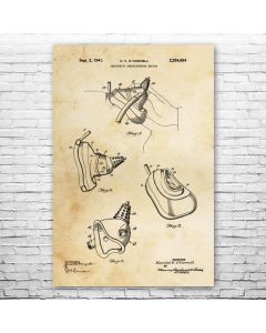 Anesthesia Face Mask Poster Patent Print