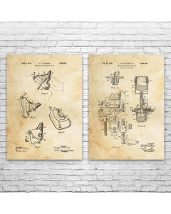 Anesthesia Patent Prints Set of 2