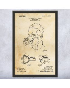 Anesthesia Face Mask Patent Framed Print