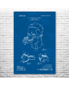 Anesthesia Face Mask Patent Print Poster
