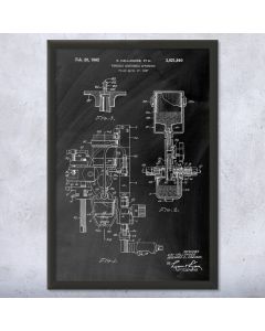 Anesthesia Machine Patent Framed Print