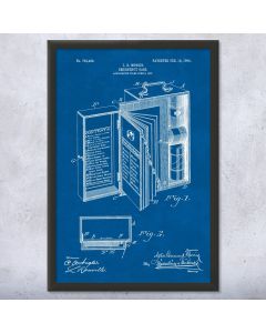 Emergency Medical Kit Patent Framed Print