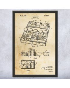 First Aid Kit Patent Framed Print