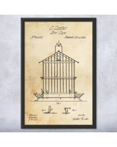 Bird Cage Patent Print