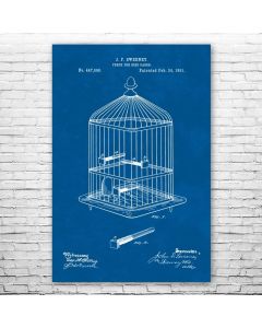 Bird Cage Perch Poster Print