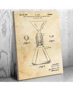 Buchner Flask Patent Canvas Print