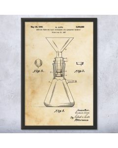 Buchner Flask Framed Patent Print
