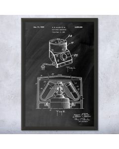 Laboratory Centrifuge Framed Patent Print